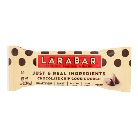 Larabar Chocolate Chip Cookie Dough Bar 1.6 oz (Pack Of 16)