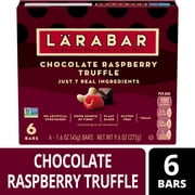 Larabar Chocolate Raspberry Truffle, Gluten Free Vegan Fruit and Nut Bars, 9.6 oz, 6 Ct