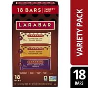 Larabar Chocolate Variety Pack, Gluten Free Vegan Fruit & Nut Bars, 18 Ct ( 3 Pack )