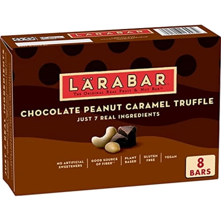 Larabar Fruit And Nut Bar, Chocolate Peanut Caramel Truffle, 12.8 Oz, 8 Count