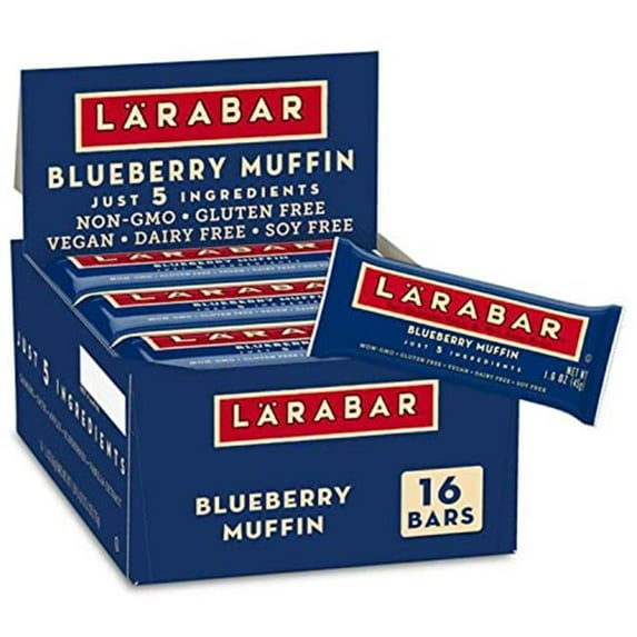 Larabar Gluten Free Bar, Blueberry Muffin, 1.6 oz Bar