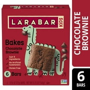 Larabar Kids Bakes Chocolate Brownie Gluten Free Bars, 5.76 oz, 6 Ct