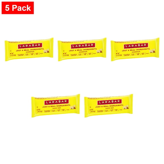 Larabar Lemon Fruit and Nut bars 1.6 oz - 5 Pack