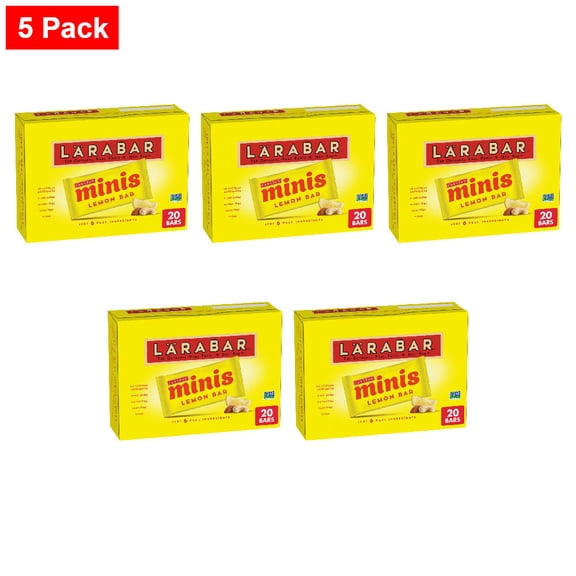Larabar Minis Lemon Bar Mini Snack Bars 20 ct / 0.78 oz - 5 Pack