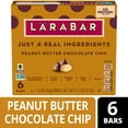 thumbnail image 1 of Larabar Peanut Butter Chocolate Chip, Fruit and Nut Bars, Gluten Free, 6 Count, 9.6 oz, 1 of 13
