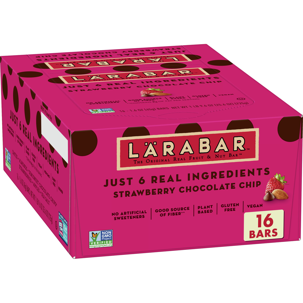 Larabar Strawberry Chocolate Chip, Gluten Free Vegan Fruit & Nut Bars