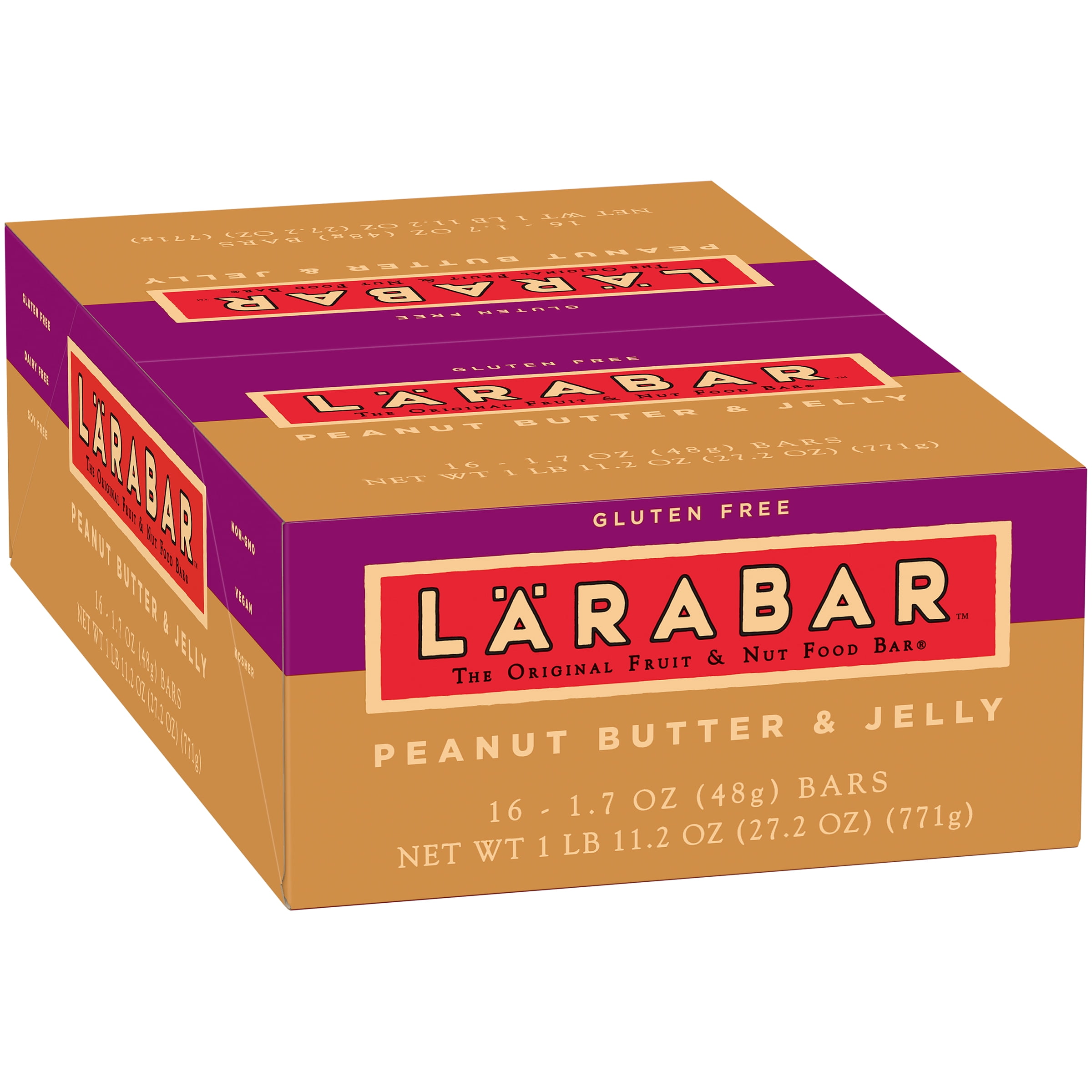 Larabar The Original Gluten Free Fruit & Nut Bars, Peanut Butter