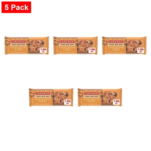 Larabar Trail Mix Peanut Butter and Jelly Baked Nut Bar 1.06 oz - 5 Pack