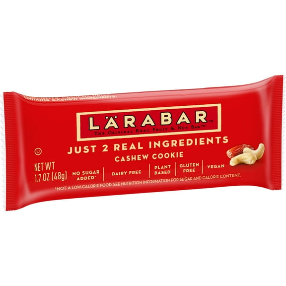 Larabar(r) Gluten Free Cashew Cookie Fruit & Nut Bars