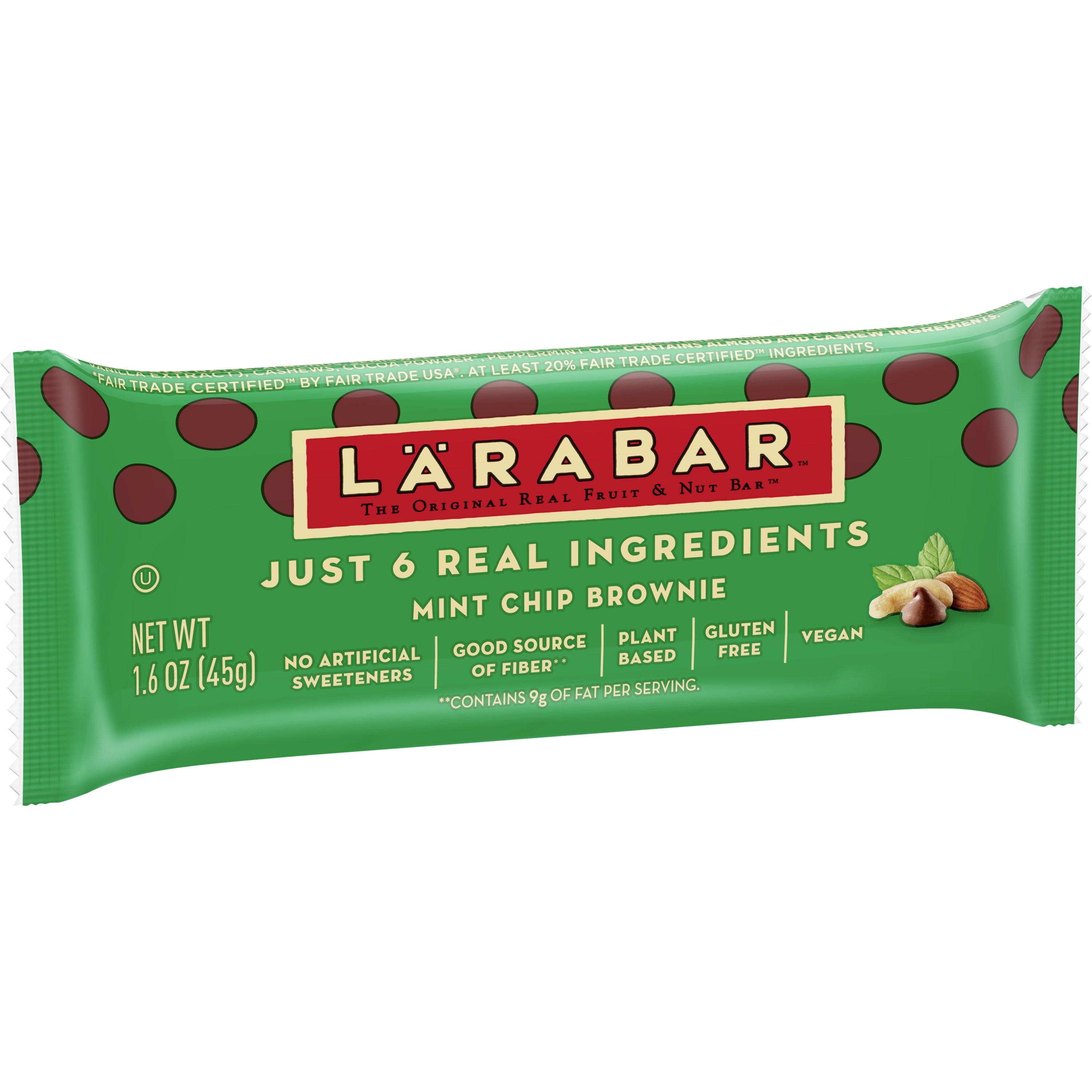 Larabar Fruit And Nut Bar – Mint Chip Brownie – Case Of 16 – 1.6 Oz