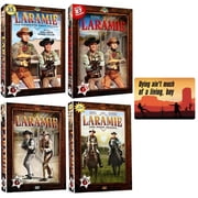 Laramie Complete Series Seasons 1-4 DVD Collection with Bonus Art Card
