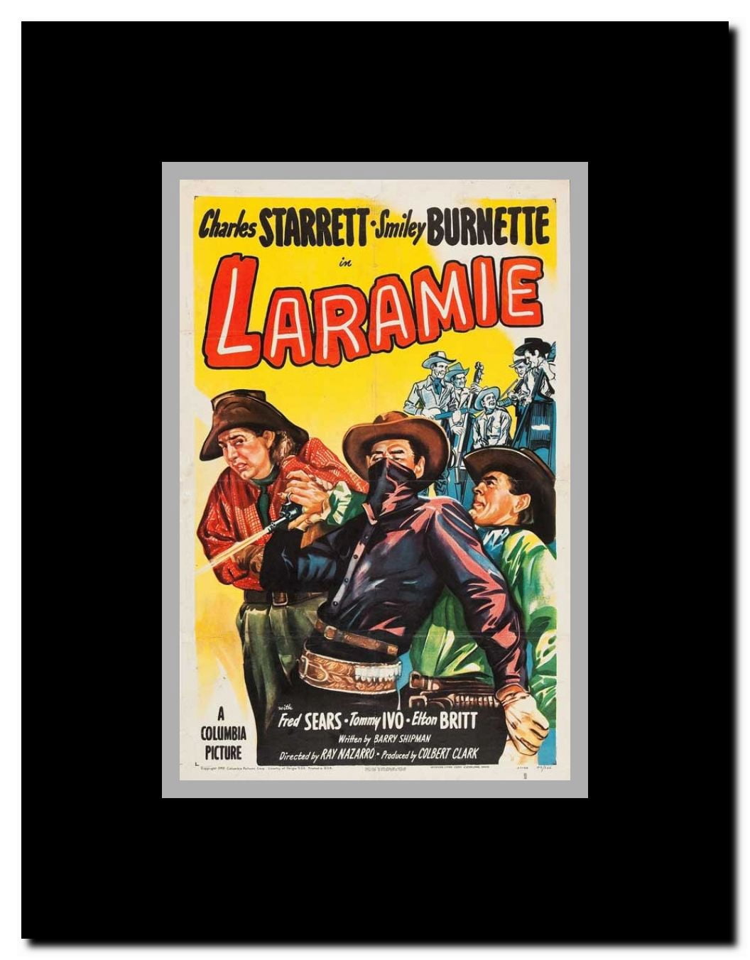 Laramie Framed Movie Poster