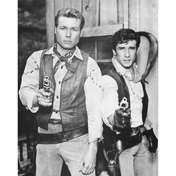 Laramie Rare Cast 24X36 Poster B&W Photo