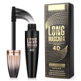 thumbnail image 1 of Laraspi 4D Silk Fiber Lash Mascara Waterproof Volumizing & Lengthening Black Mascara for Fuller Longer Looking Lashes, 1 of 7