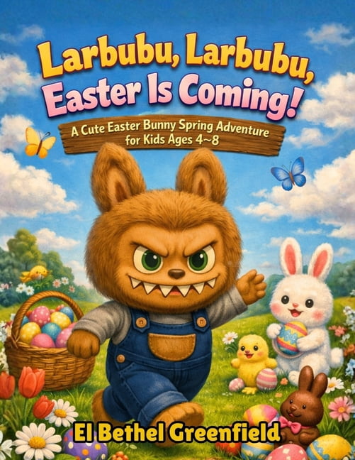 Larbubu Easter Adventure Larbubu, Larbubu, Easter Is Coming!: A Cute Easter Bunny Spring Adventure for Kids Ages 4-8, Filled with Easter Eggs, Ba, Book 1, (Paperback)