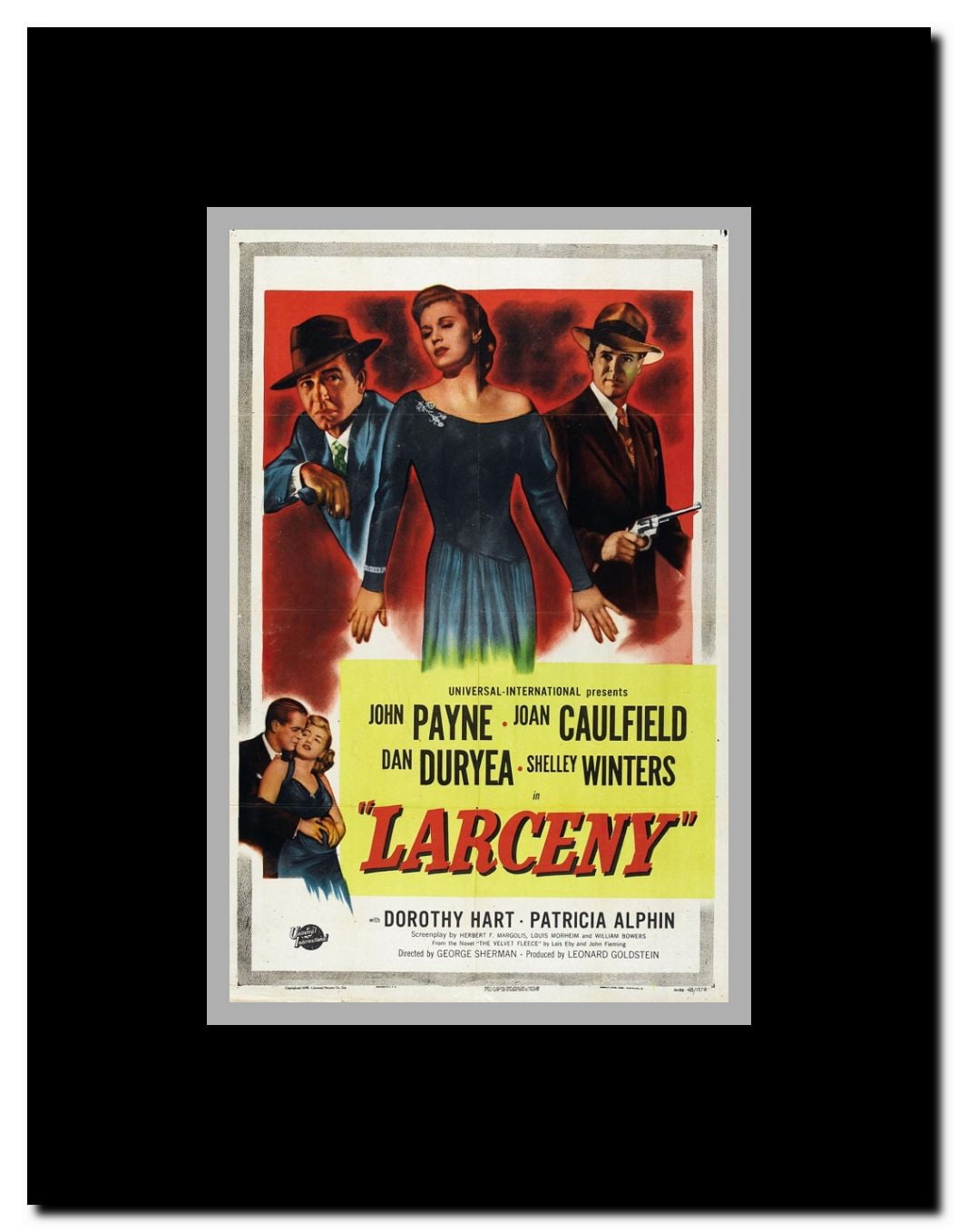 Larceny Framed Movie Poster