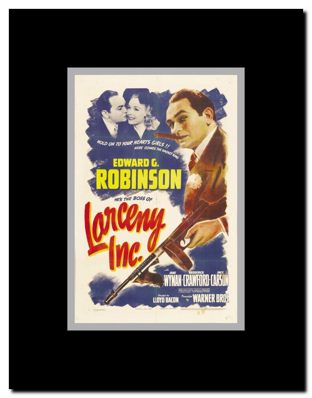 Larceny Inc. Framed Movie Poster