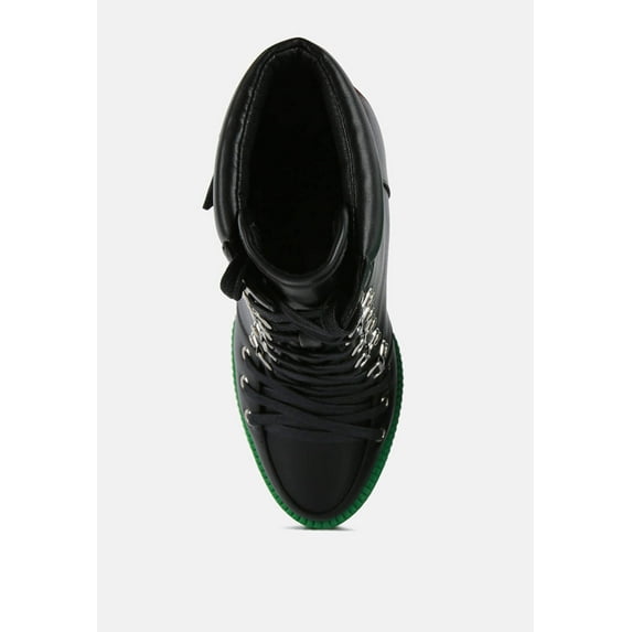 Larch Cushion Collared Biker Boots