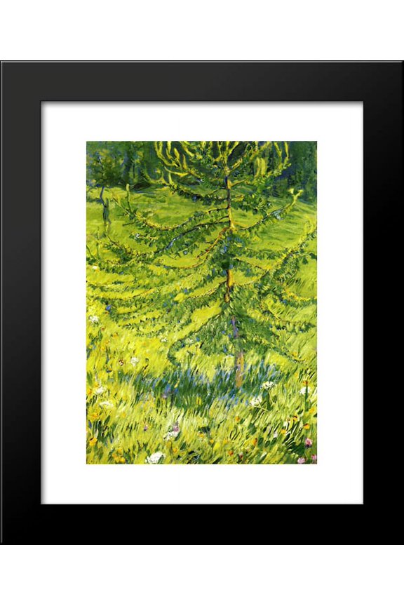 Larch Sapling 20x24 Framed Art Print by Marc, Franz