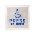 thumbnail image 1 of Larco 212266 S61 Handicap Wall Switch, Push-Button Plate, Stainless Steel, 1 of 1