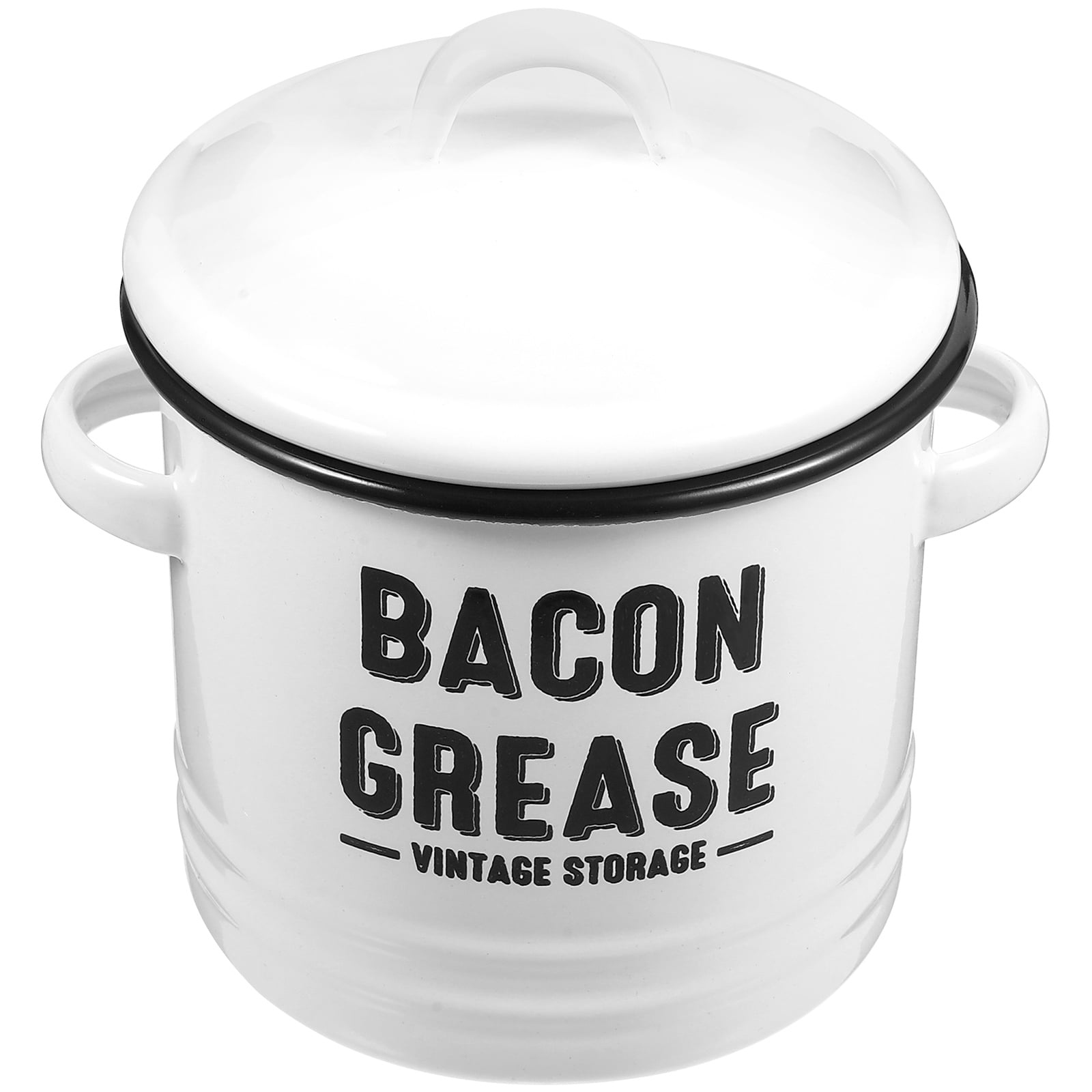 ONAPARTER Lard Can Strainer Stock Pot Bacon Grease Container Soup