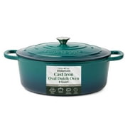 Larder & Vine 8 qt Enameled Cast Iron Dutch Oven with Lid | For Soup, Stew, and Bread