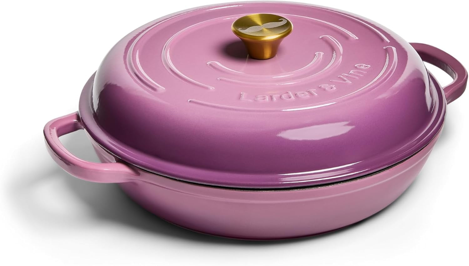 Larder & Vine Enameled Cast Iron 3.6 qt Braiser | Chef Joe Sasto Collection