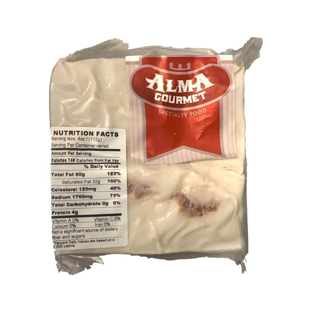 Lardo Iberico imported from Spain 1.6lb Approx.
