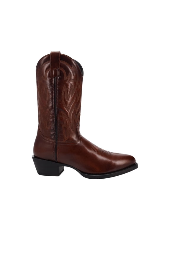 Mens Barton Round Toe Pull On Cowboy  Mid Calf Boots