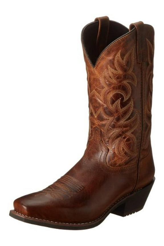 Mens Breakout Leather Embroidered Cowboy, Western Boots