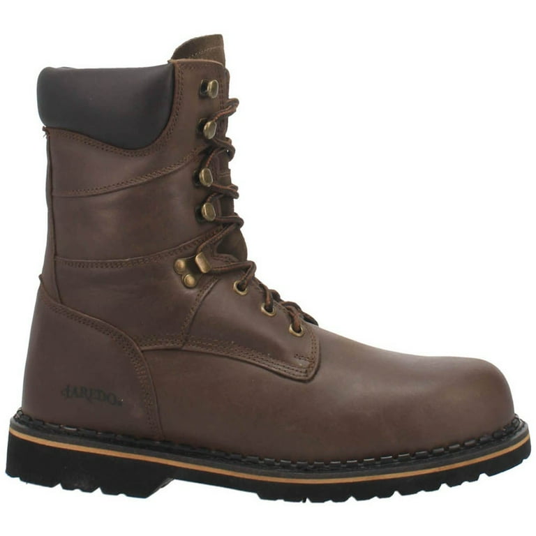 Laredo Men's Chain Dark Brown Electrical Round Steel Toe Work