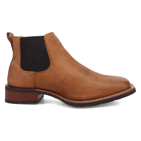 Laredo Mens Devin Square Toe Chelsea  Ankle Boots