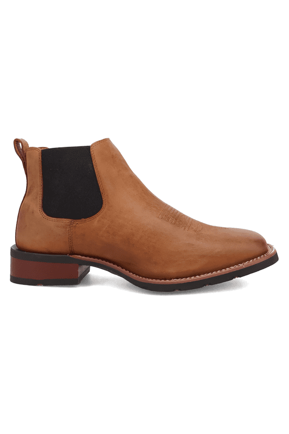 Mens Devin Square Toe Chelsea Ankle Boots