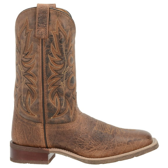 Laredo Mens Durant Graphic Square Toe Cowboy  Mid Calf Boots