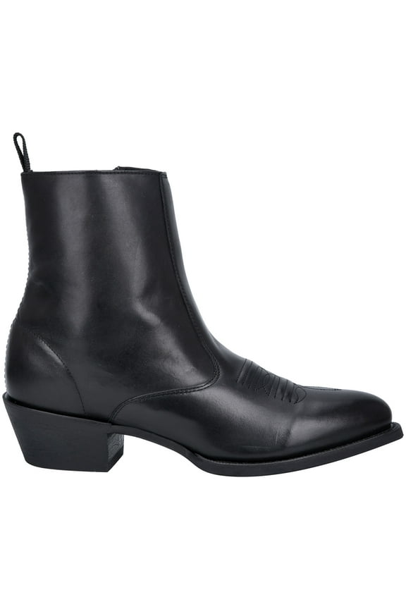 Men's Side Zipper Western Boot Round Toe - 62070 11 EE US