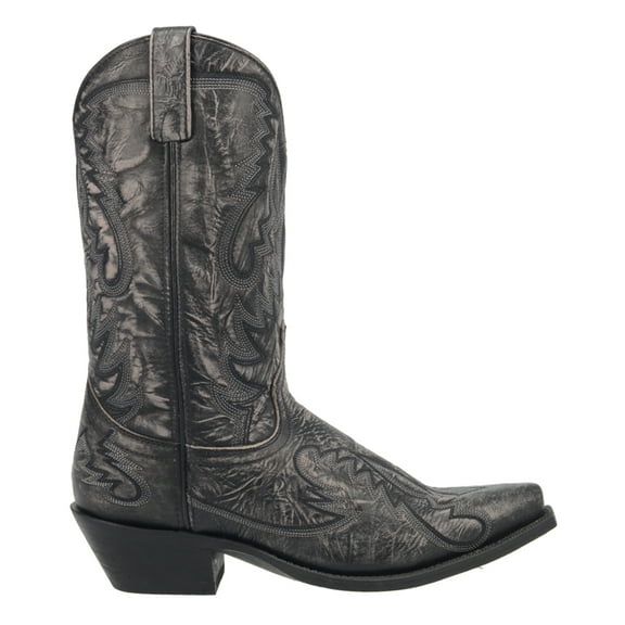 Laredo Men's Garrett Distressed Black Western Boots 68407