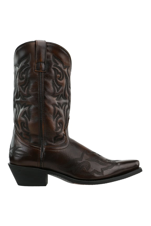 Men's Hawk Western Boot Snip Toe Burnt Apple 12 EE US