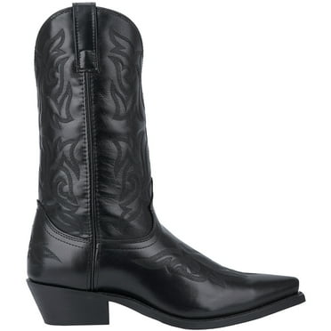 Laredo Mens Hawk Embroidered Snip Toe Cowboy  Mid Calf Boots