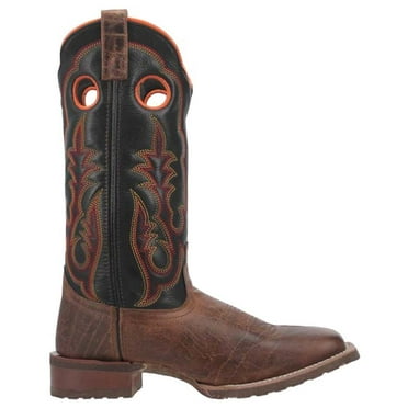 Laredo Mens Isaac Square Toe Cowboy  Mid Calf Boots