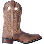 Laredo Mens Distressed Tan Kane Square Toe Western Boots 7812