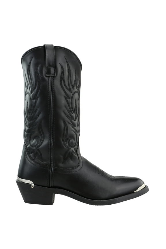 Mens Mccomb Round Toe Cowboy  Mid Calf Boots