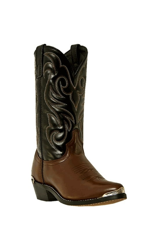 Mens Nashville Pointed Toe Cowboy Mid Calf Dress Boots