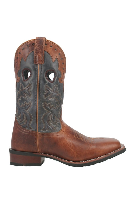 ® Men's Ross Tan and Blue Western Boot 7948