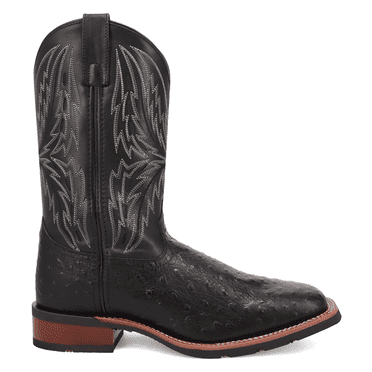 Laredo Mens Stride Ostrict Print Square Toe Cowboy  Mid Calf Boots