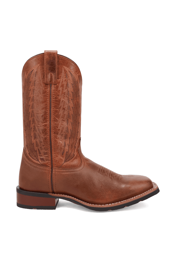 Men's Western Tulane Tan  Brown Leather Boots 8013