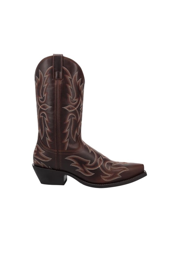 Mens Whitaker Snip Toe Pull On Cowboy Mid Calf Boots