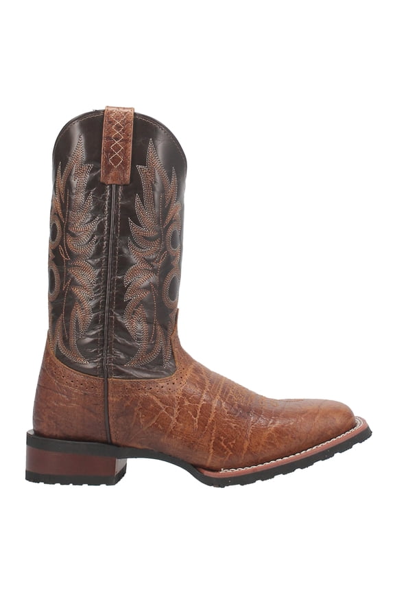 Western Boots Mens Broken Bow Pull On Square Toe Rust 7986