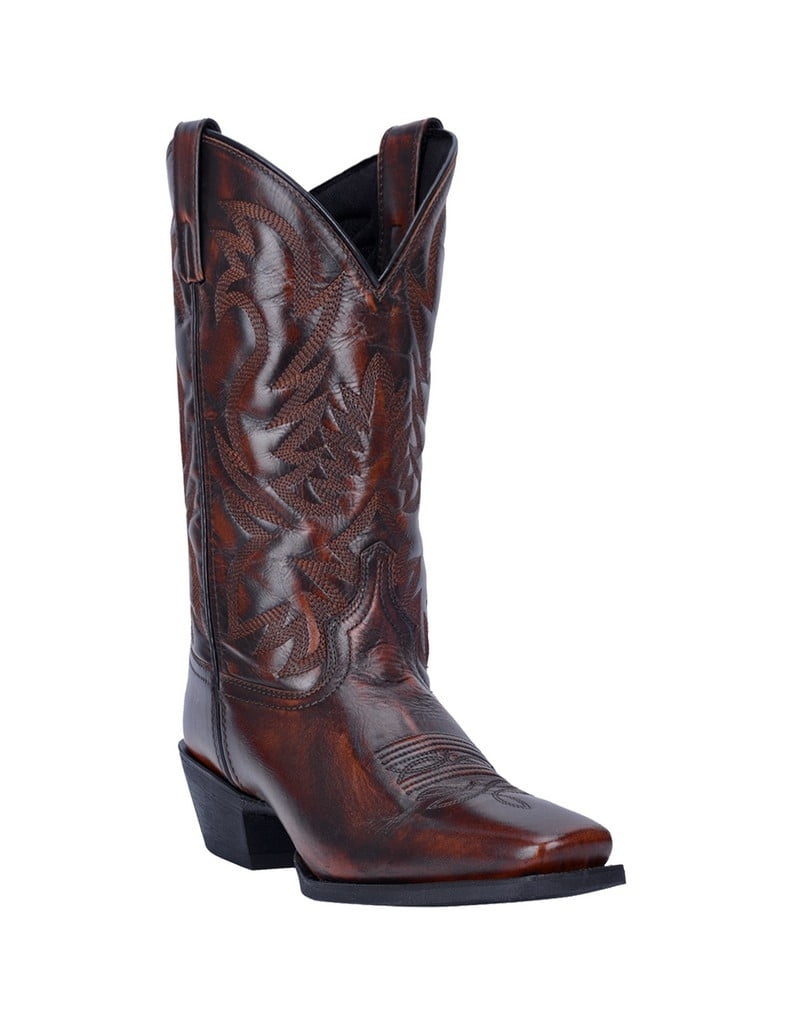 Laredo Western Boots Mens Lawton Leather Square Toe Tan 68444