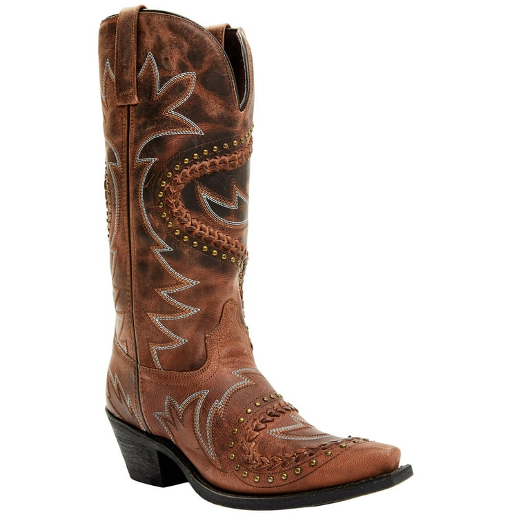 Laredo Women's Distressed Sidewinder Western Boot Snip Toe