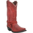thumbnail image 1 of Laredo Women's Knot In Time Western Boot Square Toe Red 7 1/2 M  US, 1 of 6